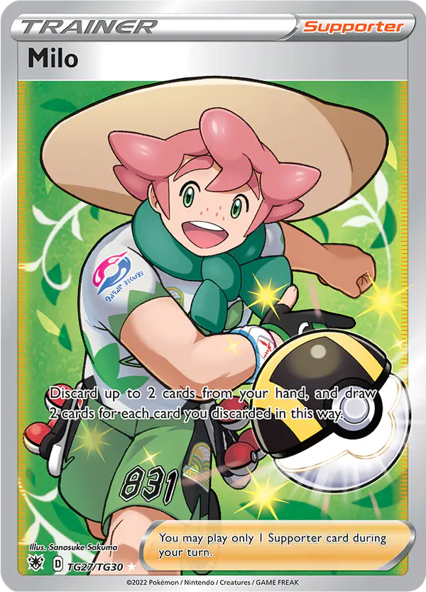 Carta Milo TG27 de Astral Radiance Trainer Gallery