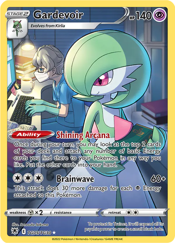 Carta Gardevoir TG05 de Astral Radiance Trainer Gallery