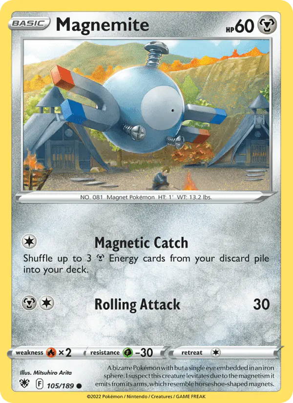 Carta Magnemite 105/189 de Astral Radiance