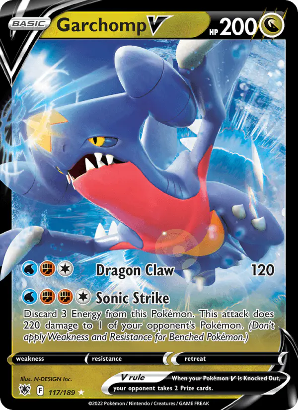 Carta Garchomp V 117/189 de Astral Radiance