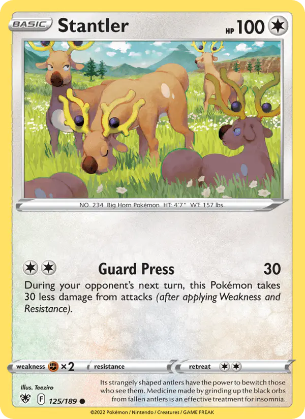 Carta Stantler 125/189 de Astral Radiance