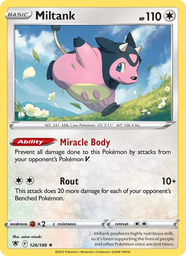 Carta Miltank 126/189 de Astral Radiance