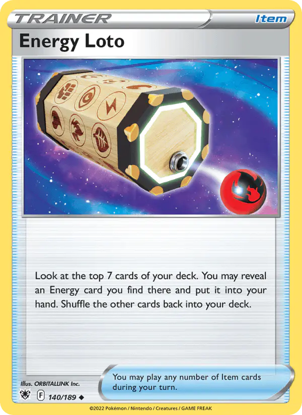 Carta Energy Loto 140/189 de Astral Radiance
