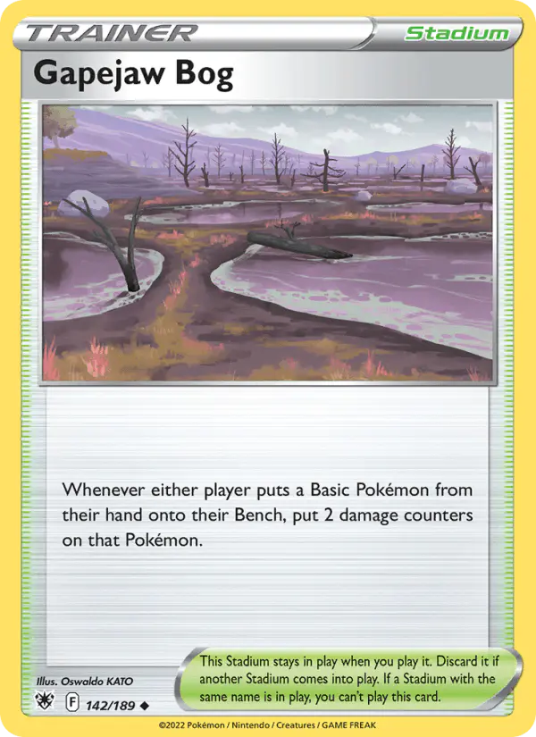 Carta Gapejaw Bog 142/189 de Astral Radiance