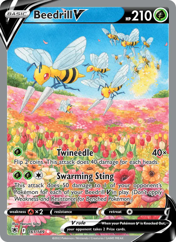 Carta Beedrill V 161/189 de Astral Radiance