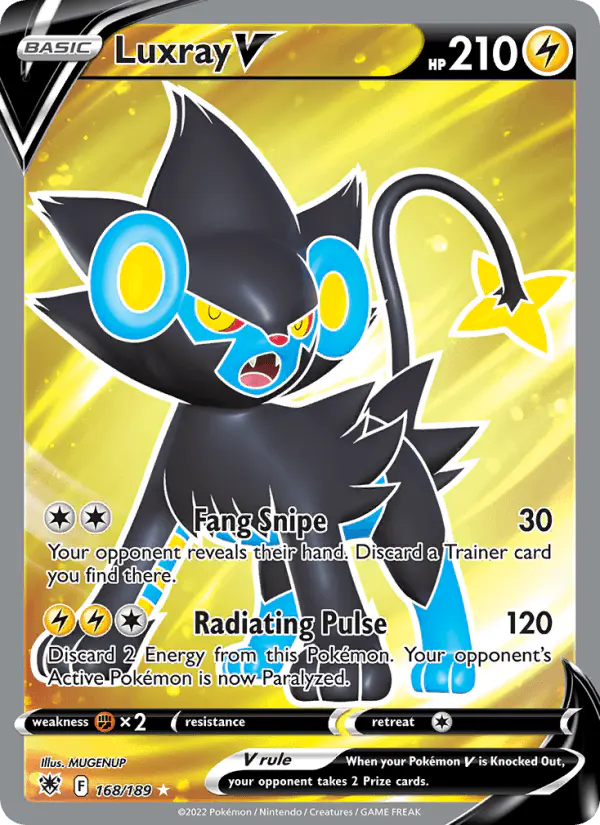 Carta Luxray V 168/189 de Astral Radiance