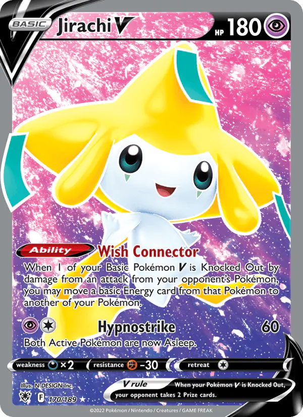 Carta Jirachi V 170/189 de Astral Radiance