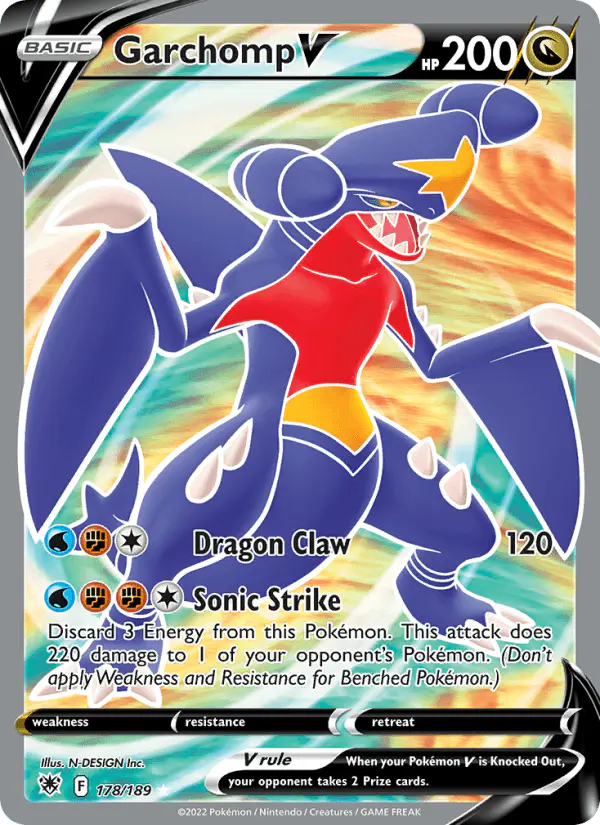 Carta Garchomp V 178/189 de Astral Radiance