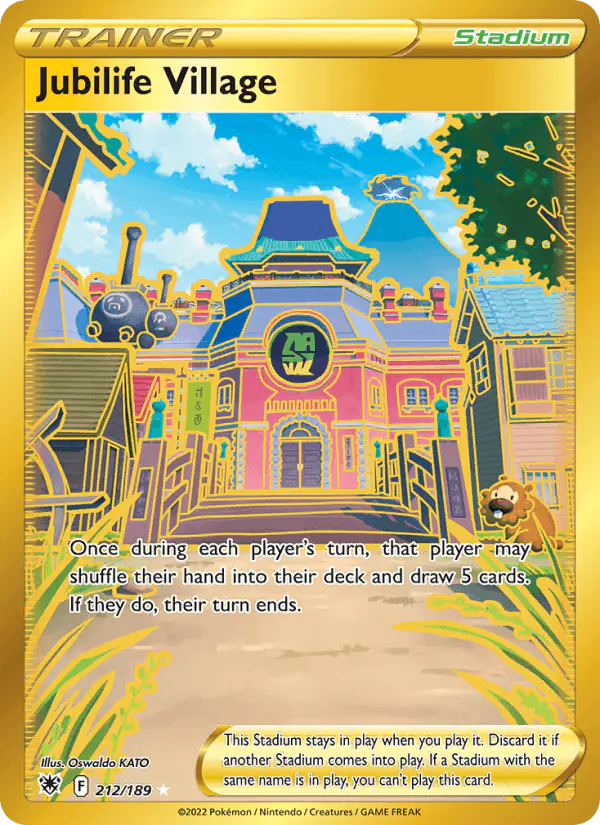 Carta Jubilife Village 212/189 de Astral Radiance