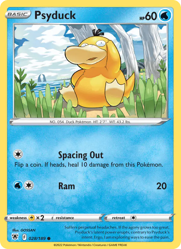 Carta Psyduck 028/189 de Astral Radiance