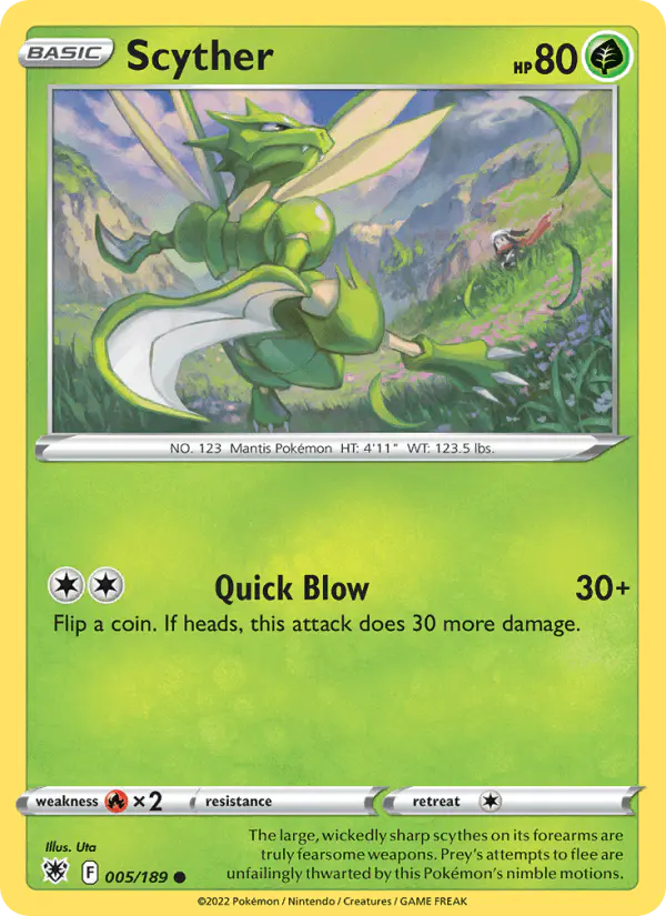 Carta Scyther 005/189 de Astral Radiance