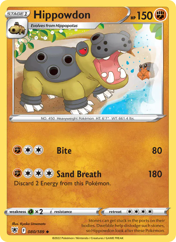 Carta Hippowdon 080/189 de Astral Radiance