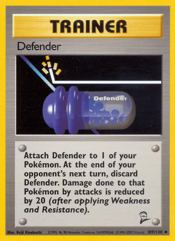 Carta Defender 109/130 de Base Set 2