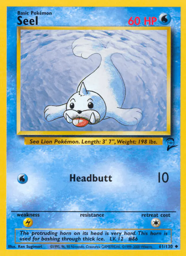 Carta Seel 61/130 de Base Set 2