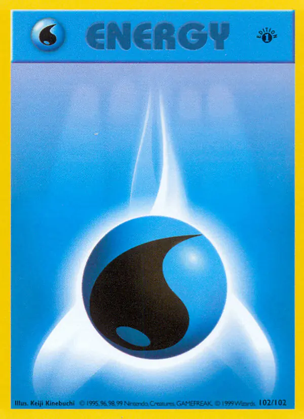 Carta Water Energy 102/102 de Base Set