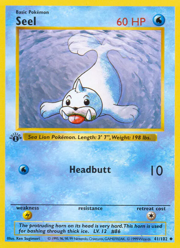 Carta Seel 41/102 de Base Set