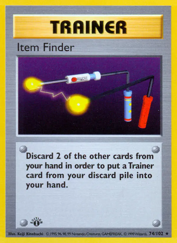 Carta Item Finder 74/102 de Base Set
