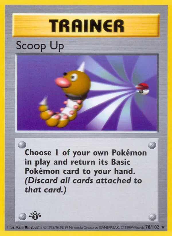 Carta Scoop Up 78/102 de Base Set