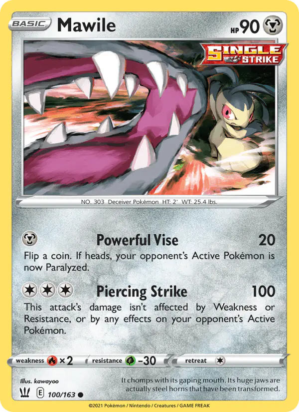 Carta Mawile 100/163 de Battle Styles