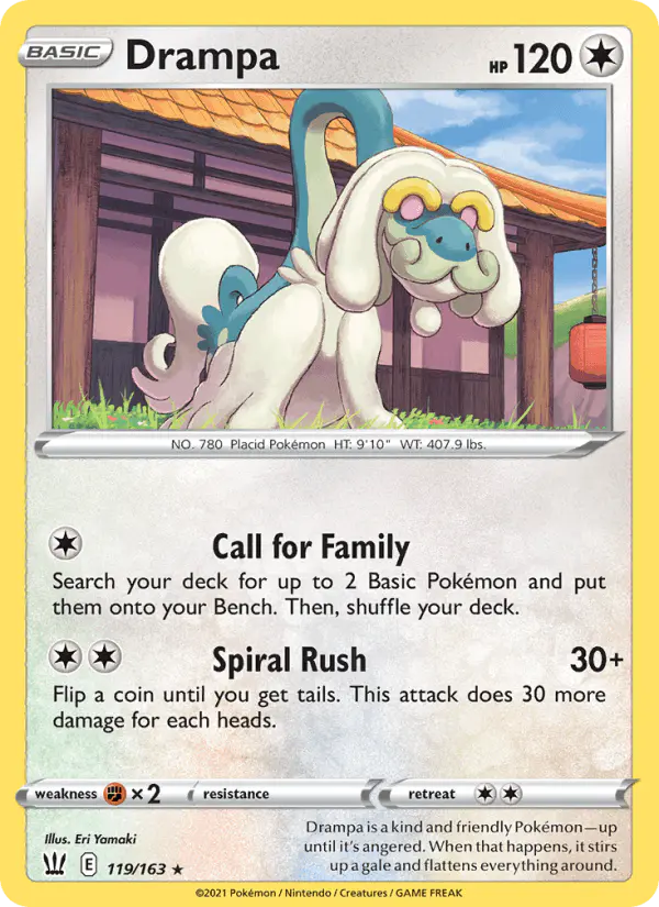 Carta Drampa 119/163 de Battle Styles