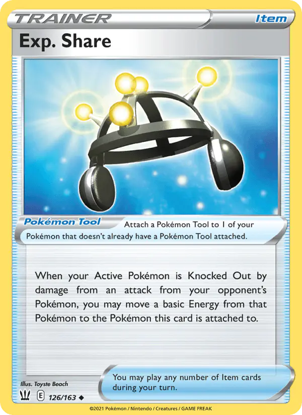 Carta Exp. Share 126/163 de Battle Styles