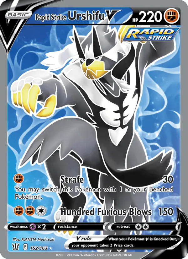 Carta Rapid Strike Urshifu V 152/163 de Battle Styles