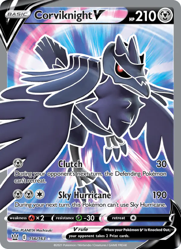 Carta Corviknight V 156/163 de Battle Styles