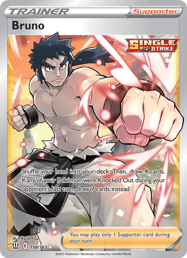 Carta Bruno 158/163 de Battle Styles
