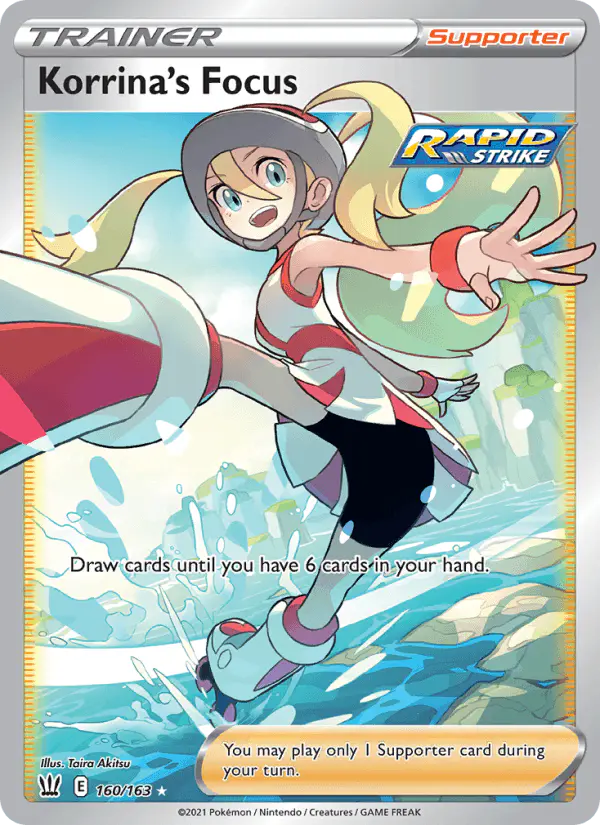 Carta Korrina's Focus 160/163 de Battle Styles