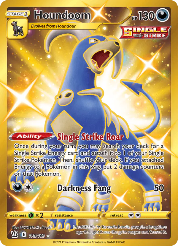 Carta Houndoom 179/163 de Battle Styles