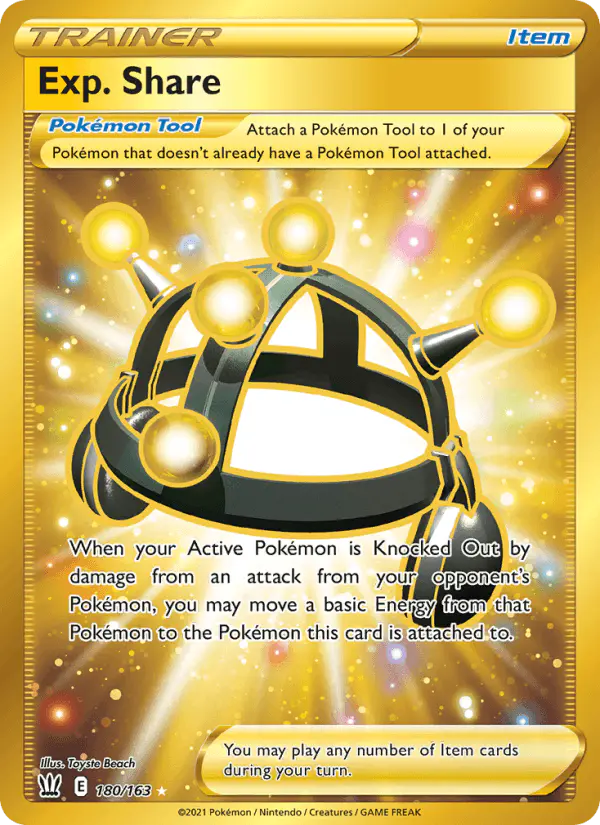 Carta Exp. Share 180/163 de Battle Styles