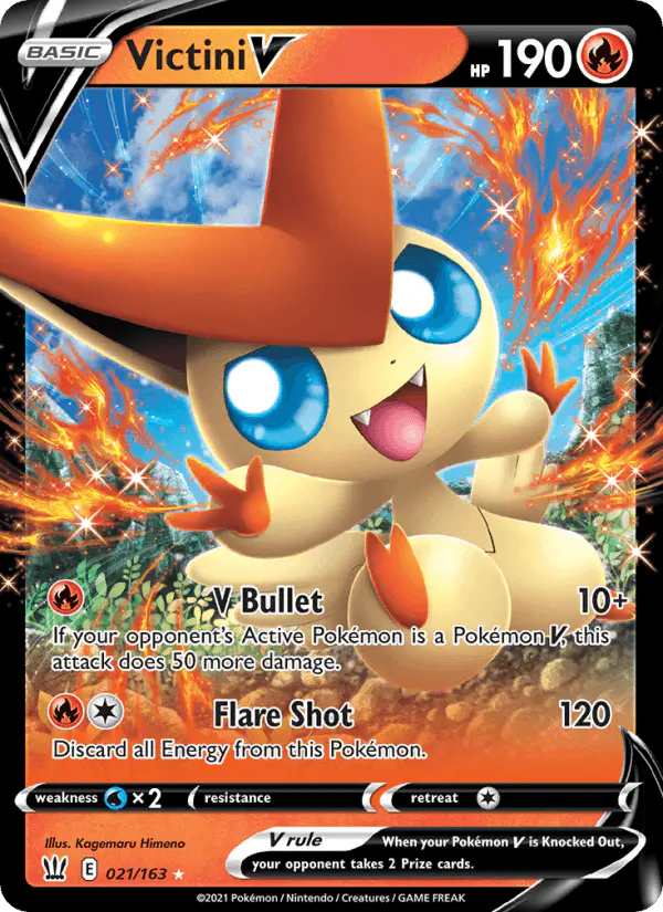 Carta Victini V 021/163 de Battle Styles