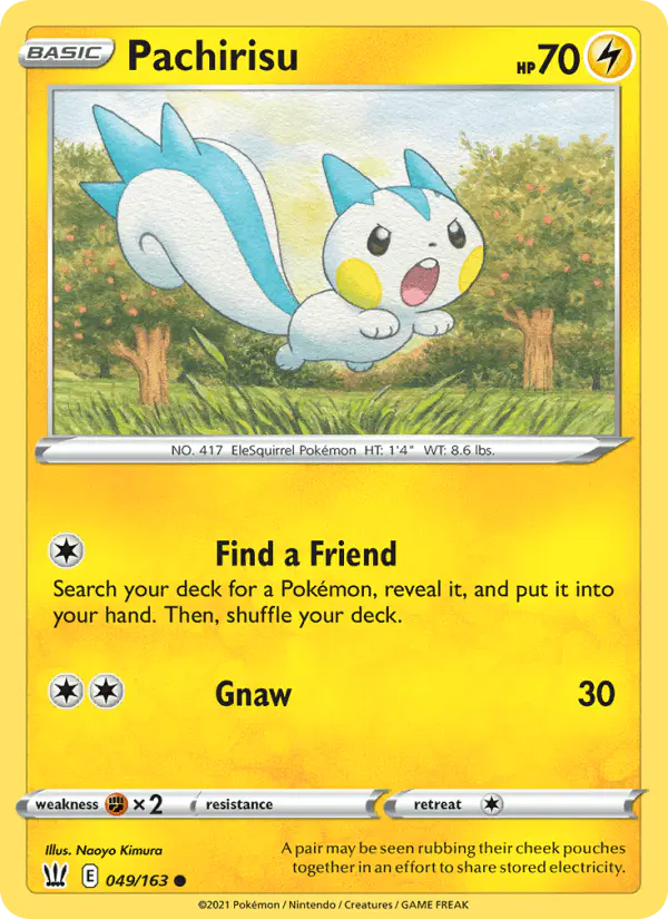 Carta Pachirisu 049/163 de Battle Styles