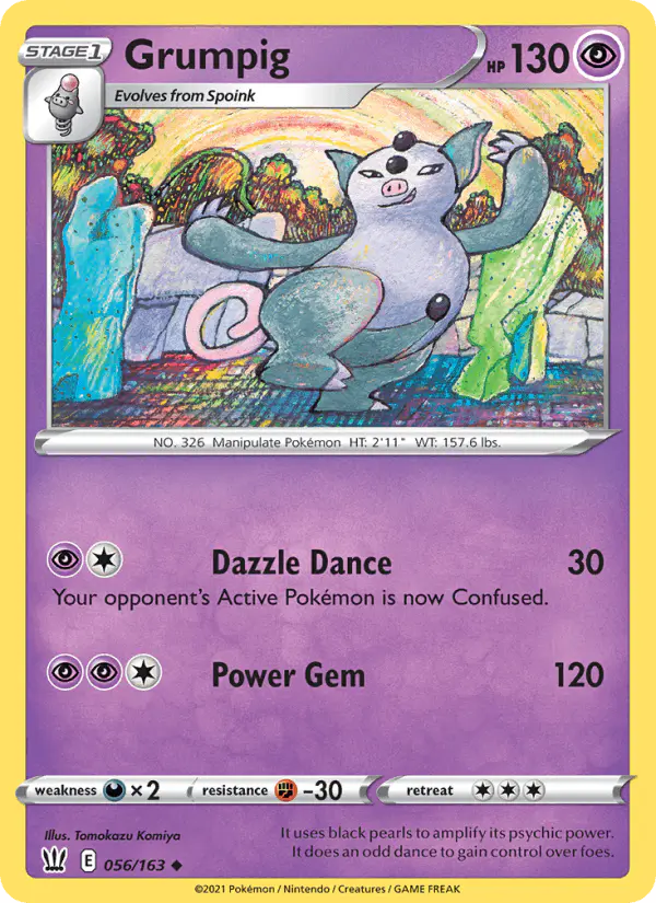 Carta Grumpig 056/163 de Battle Styles