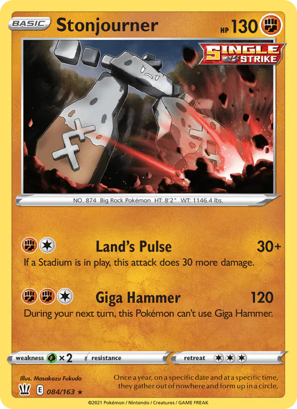 Carta Stonjourner 084/163 de Battle Styles