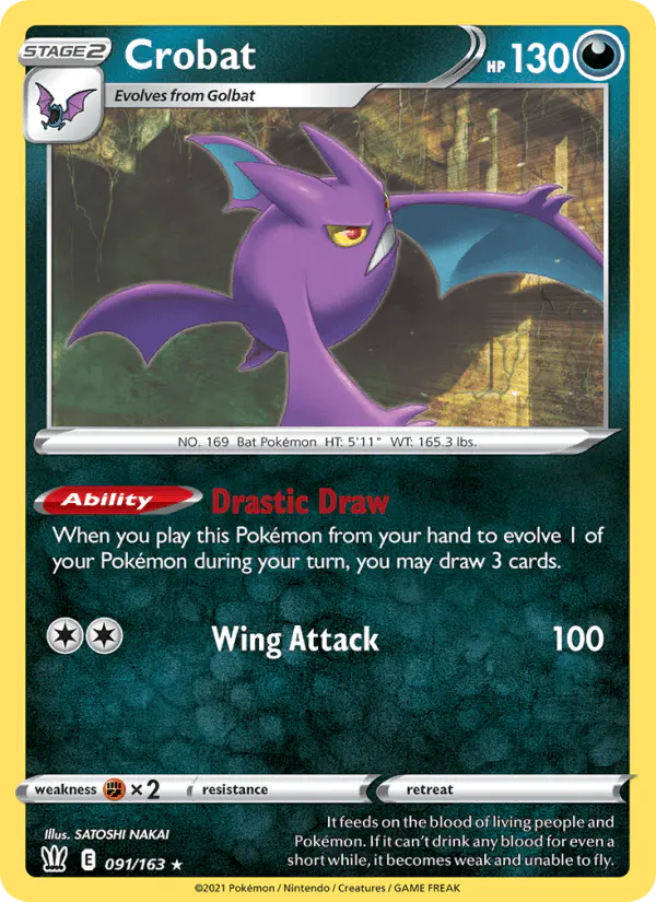 Carta Crobat 091/163 de Battle Styles