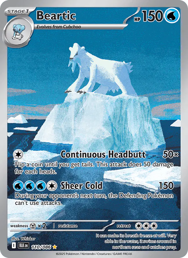 Carta Beartic 110/086 de Black Bolt