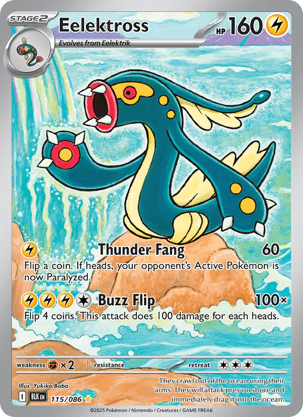 Carta Eelektross 115/086 de Black Bolt