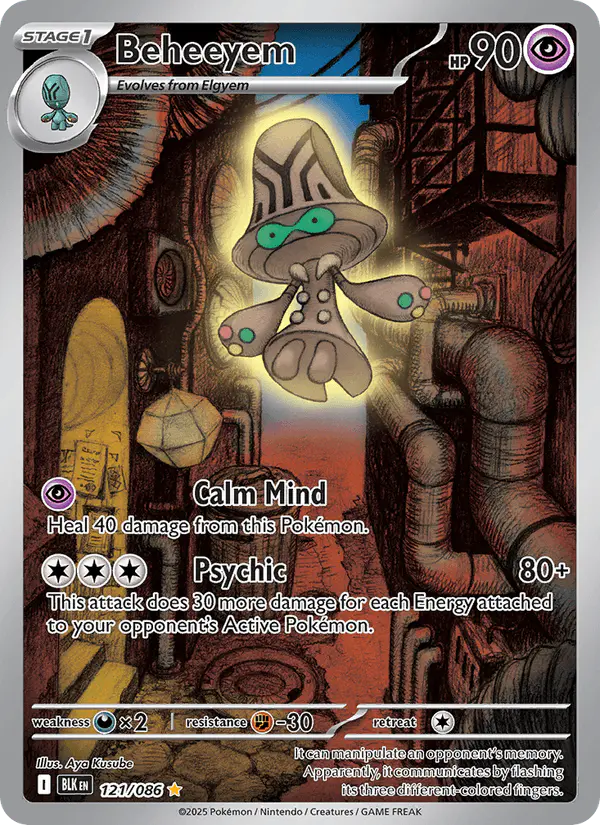 Carta Beheeyem 121/086 de Black Bolt
