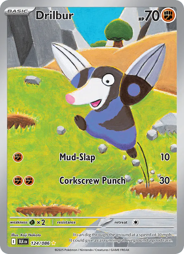 Carta Drilbur 124/086 de Black Bolt