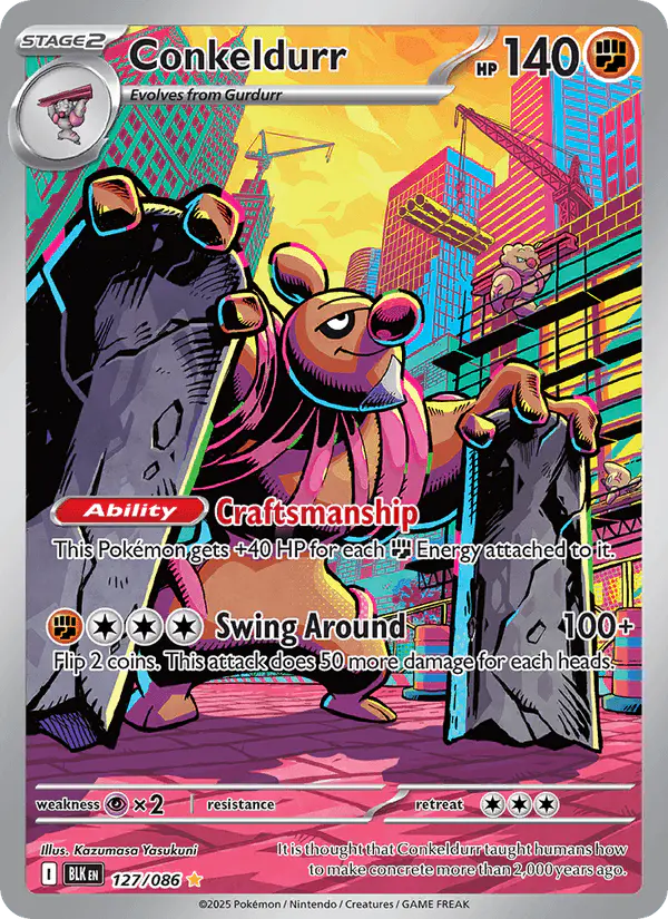 Carta Conkeldurr 127/086 de Black Bolt