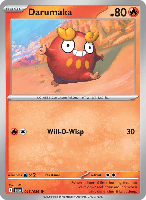 Carta Darumaka 013/086 de Black Bolt