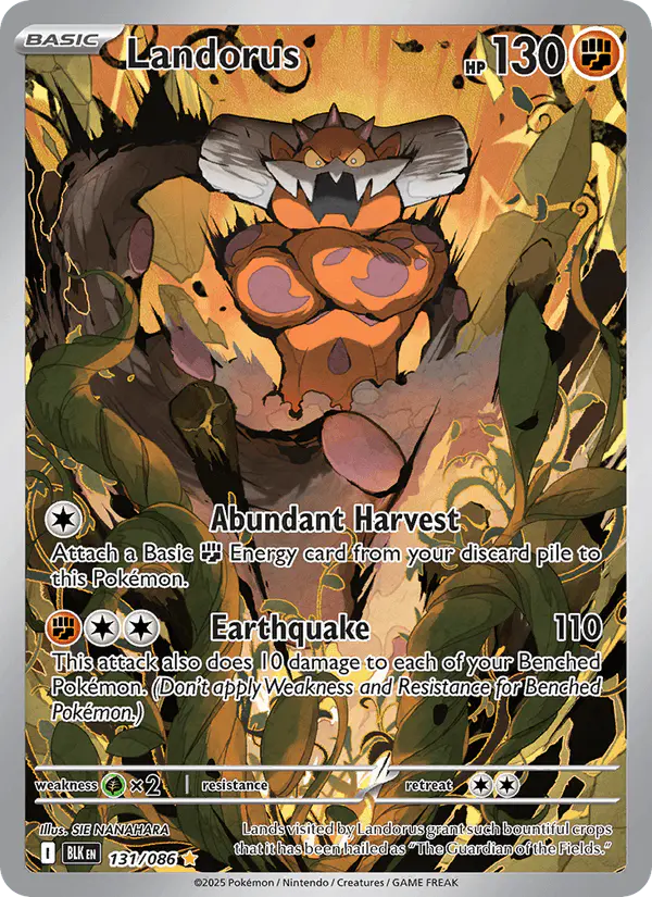Carta Landorus 131/086 de Black Bolt