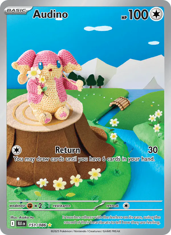 Carta Audino 151/086 de Black Bolt