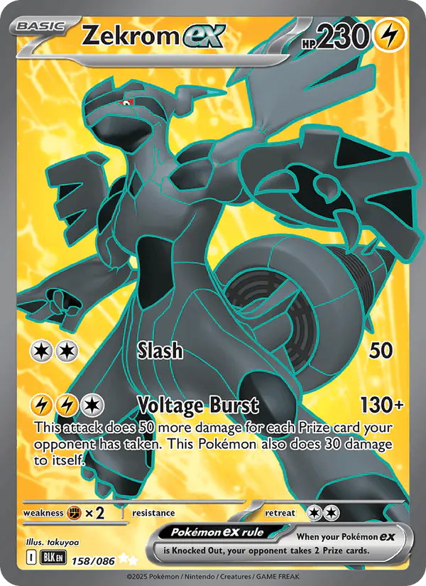 Carta Zekrom ex 158/086 de Black Bolt