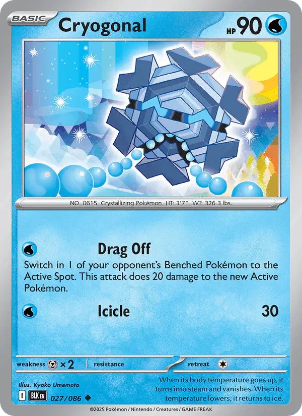 Carta Cryogonal 027/086 de Black Bolt