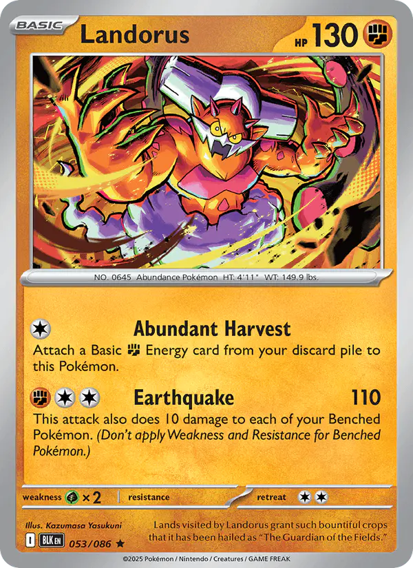Carta Landorus 053/086 de Black Bolt