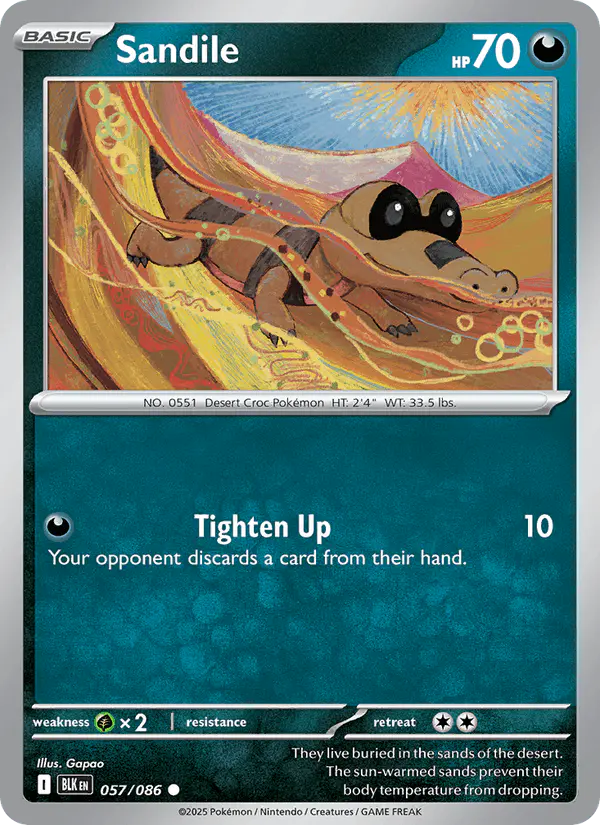 Carta Sandile 057/086 de Black Bolt
