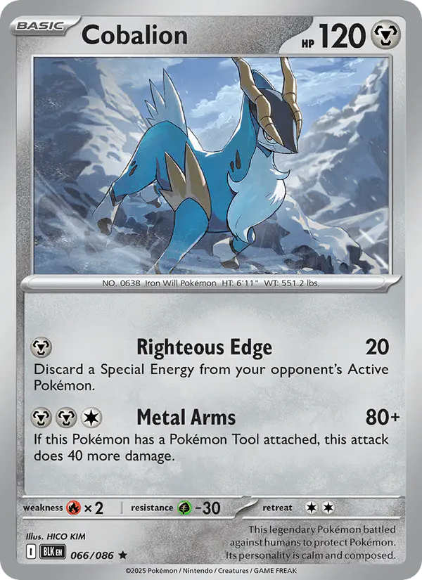 Carta Cobalion 066/086 de Black Bolt