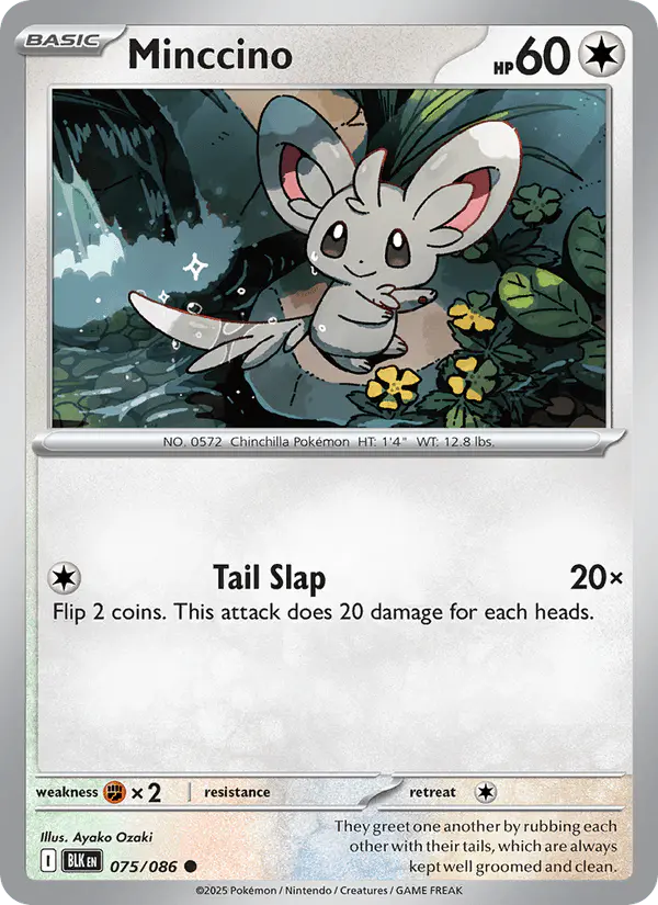 Carta Minccino 075/086 de Black Bolt